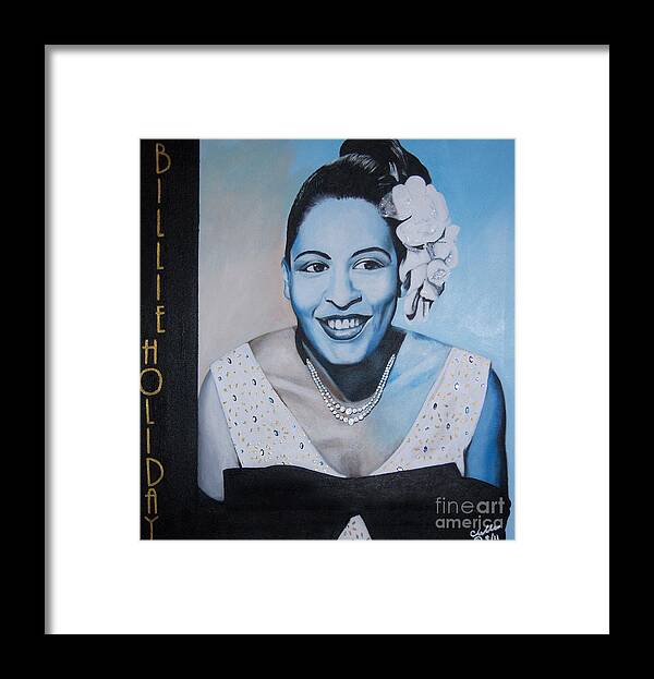 "Lady Day," Billie Holiday - Poster Print