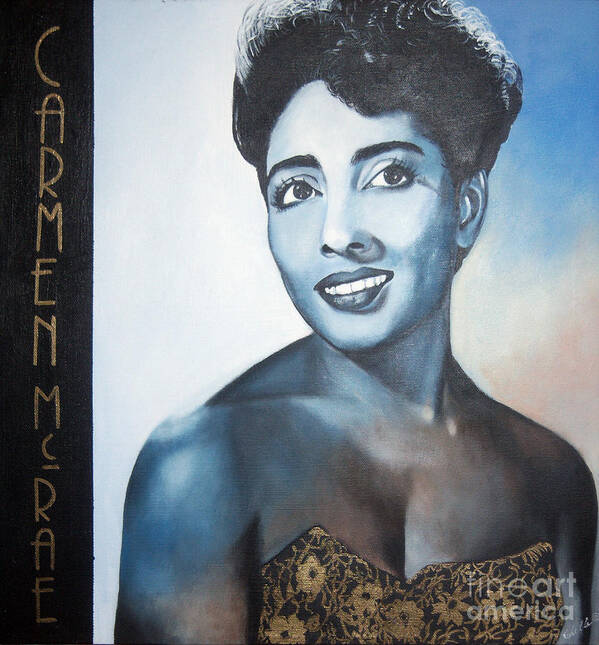 Carmen McRae - Art Print