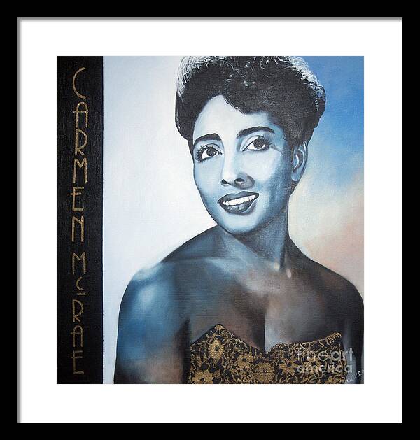 Carmen McRae "Jazz 'n' Blue Series"- Acrylic Print