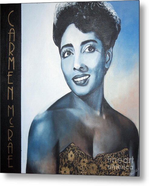 Carmen McRae - Metal Print