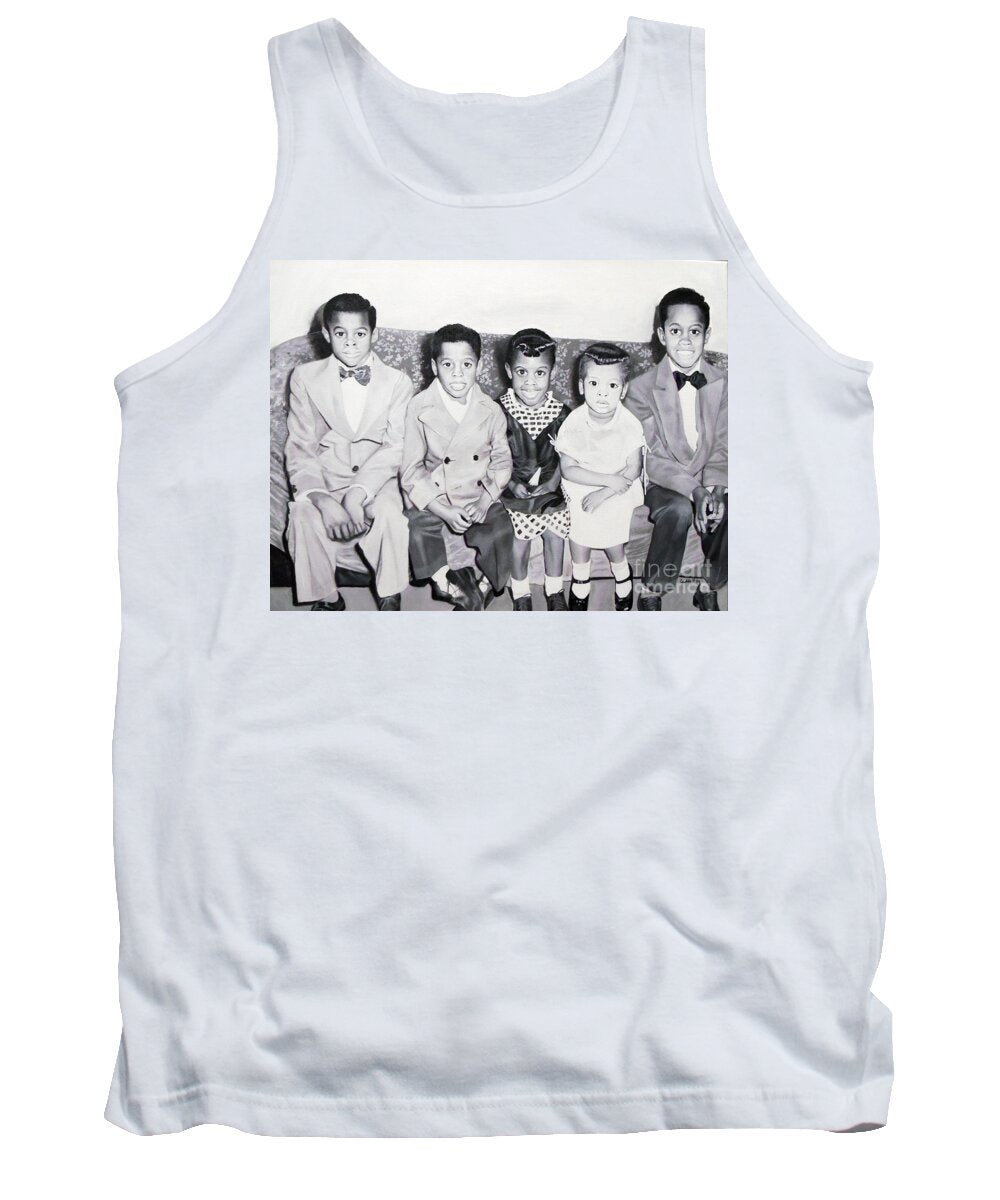 Children Sitting on Sofa - Tank Top