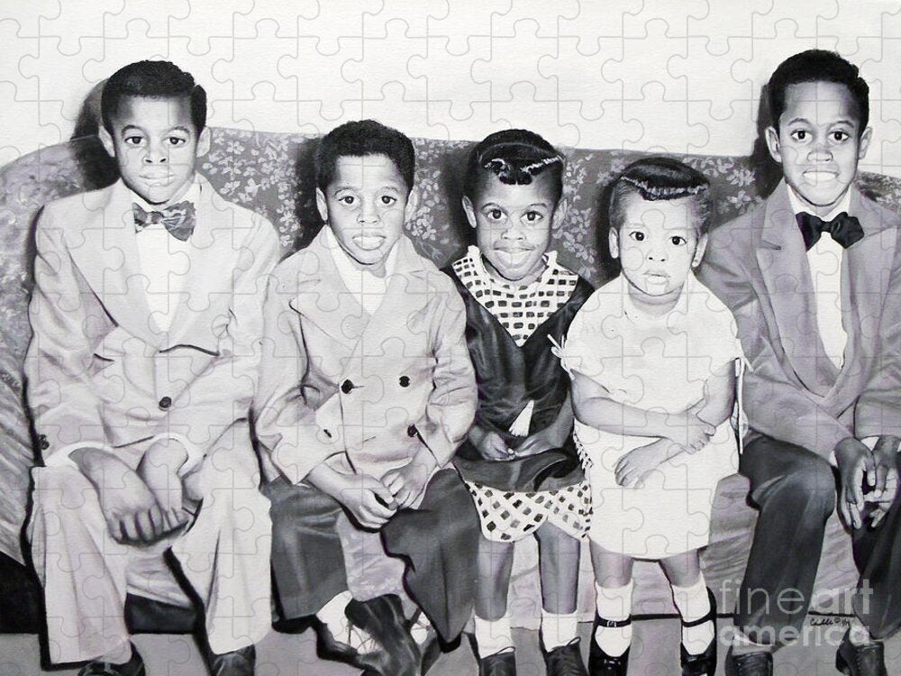 Children Sitting on Sofa - Puzzle