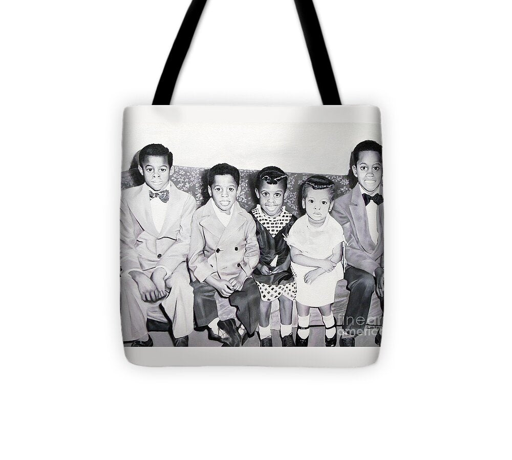 Children Sitting on Sofa - Tote Bag