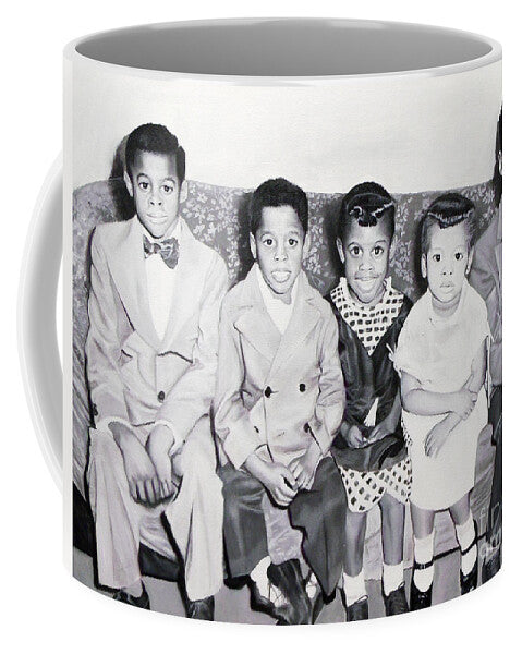Children Sitting on Sofa - Mug