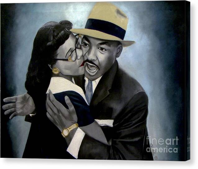 Coretta and Martin - Canvas Print