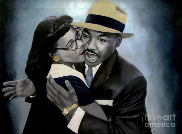 Coretta and Martin - Art Print