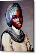 Crowned Covering - Metal Print