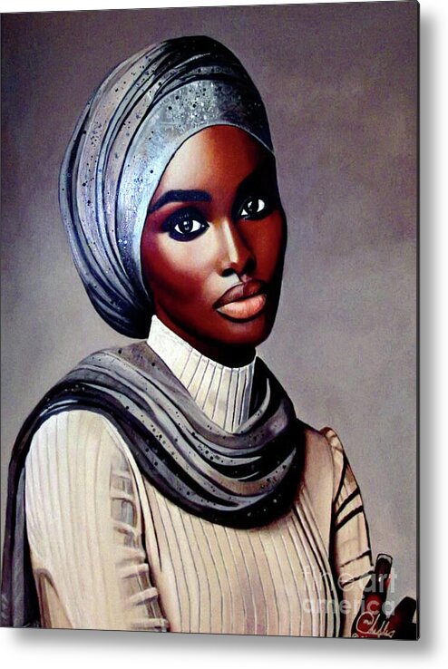 Crowned Covering - Metal Print