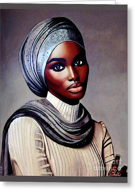 Crowned Covering - Greeting Card