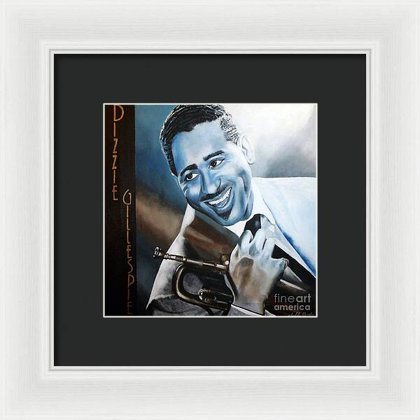 Dizzie Gillespie - Framed Print