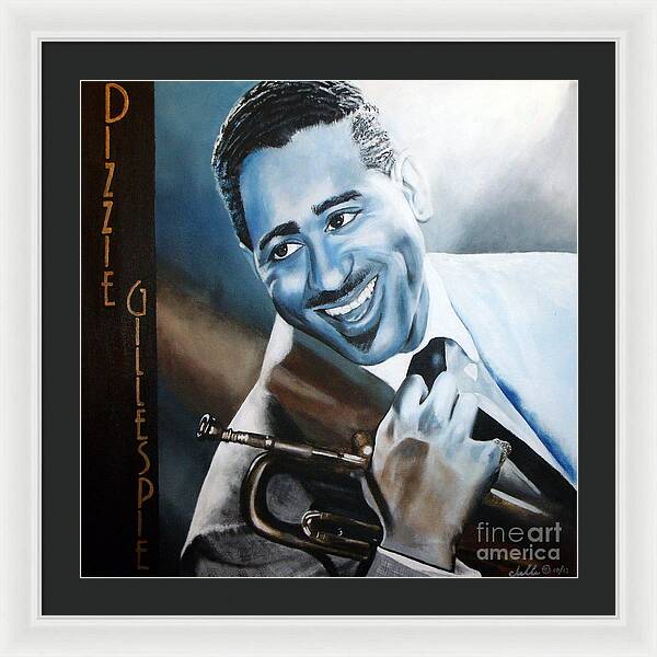 Dizzie Gillespie - Framed Print