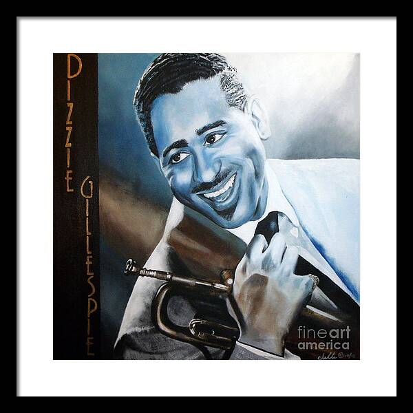 Dizzie Gillespie - Framed Print