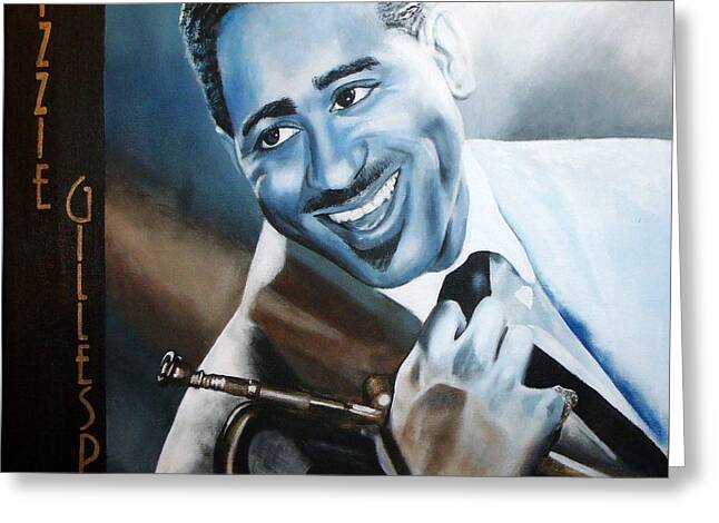 Dizzie Gillespie "Jazz 'n' Blue Series" - Acrylic Print