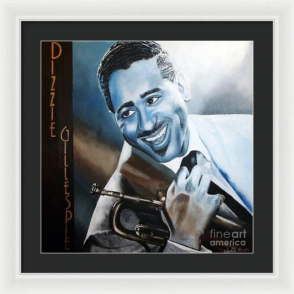 Dizzie Gillespie - Framed Print