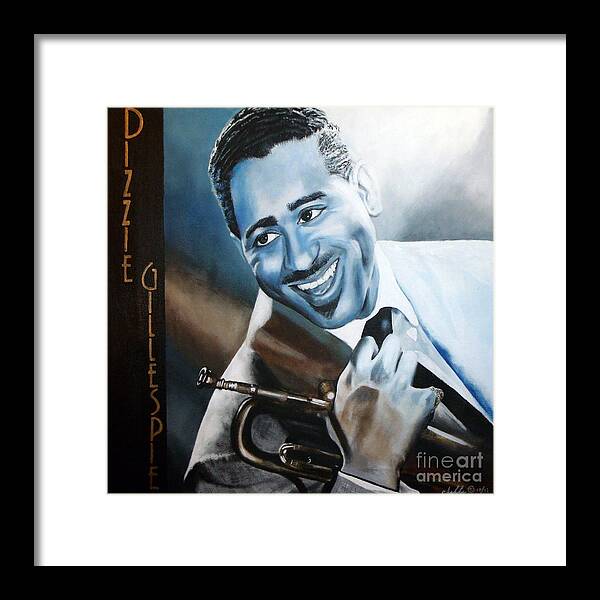 Dizzie Gillespie - Framed Print