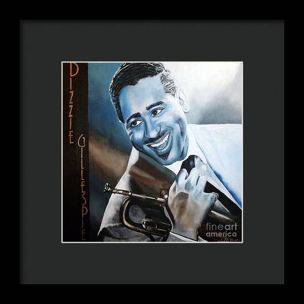 Dizzie Gillespie - Framed Print