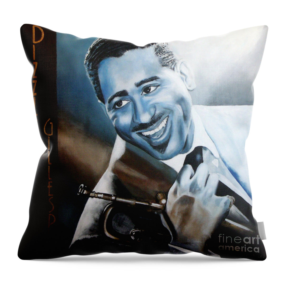Dizzie Gillespie - Throw Pillow