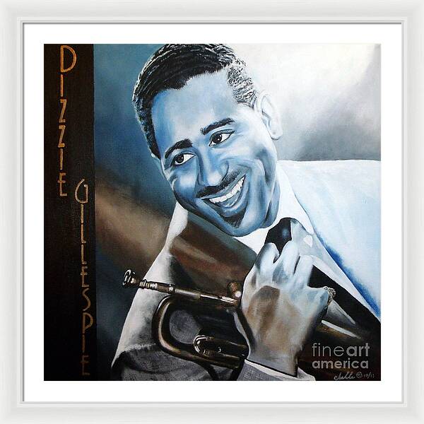 Dizzie Gillespie - Framed Print