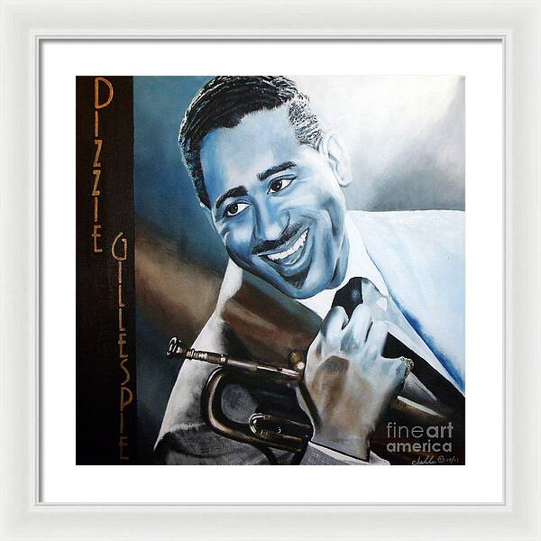 Dizzie Gillespie "Jazz 'n' Blue Series" - Acrylic Print
