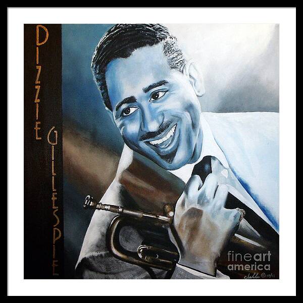 Dizzie Gillespie - Framed Print