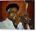 Dizzie Gillespie in Color - Canvas Print