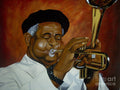 Dizzie Gillespie in Color - Art Print
