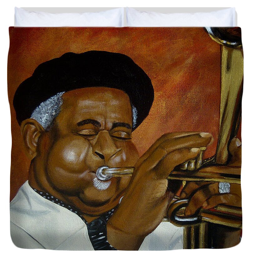 Dizzie Gillespie in Color - Duvet Cover