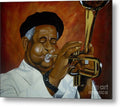 Dizzie Gillespie in Color - Metal Print