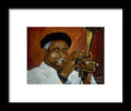 Dizzie Gillespie in Color - Framed Print