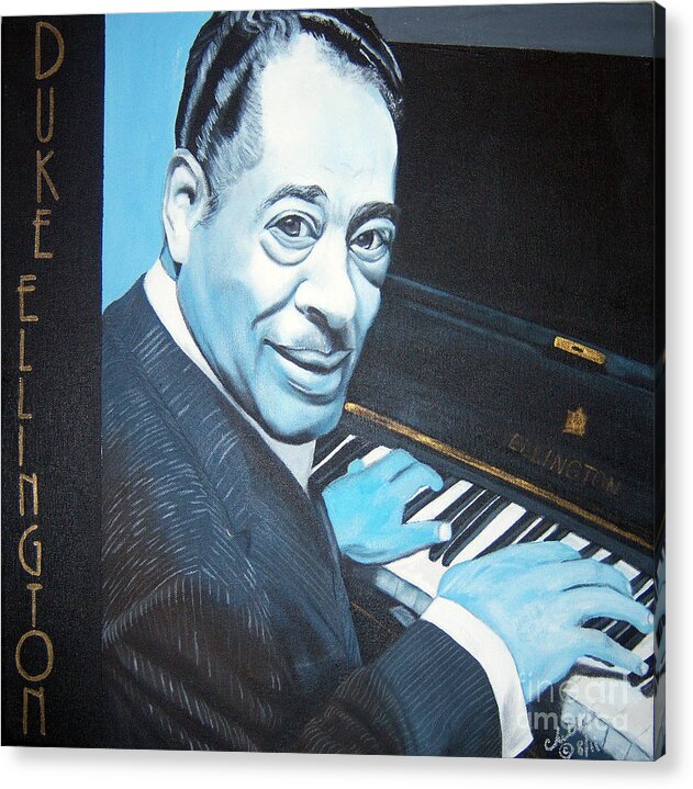 Duke Ellington "Jazz 'n' Blue"- Acrylic Print