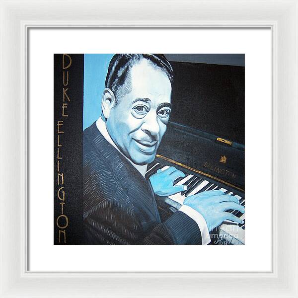 Duke Ellington "Jazz 'n' Blue"- Acrylic Print