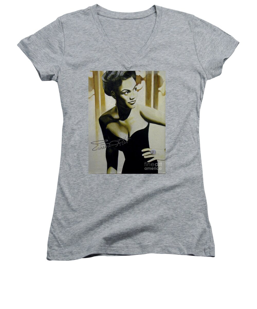 Eartha Kitt - Women's V-Neck