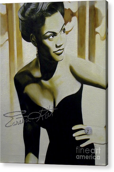 Eartha Kitt - Acrylic Print