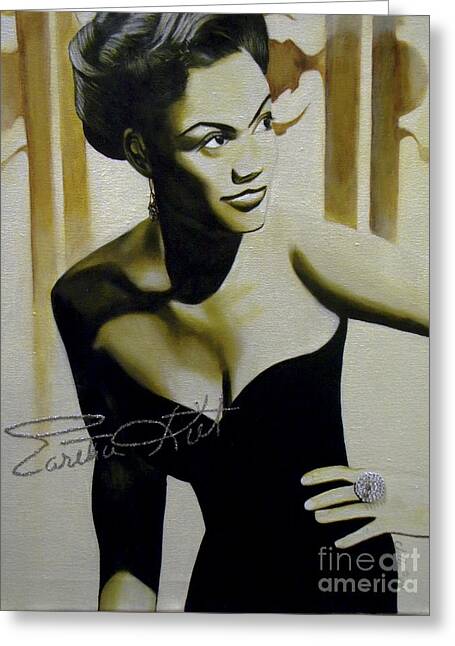 Eartha Kitt - Greeting Card