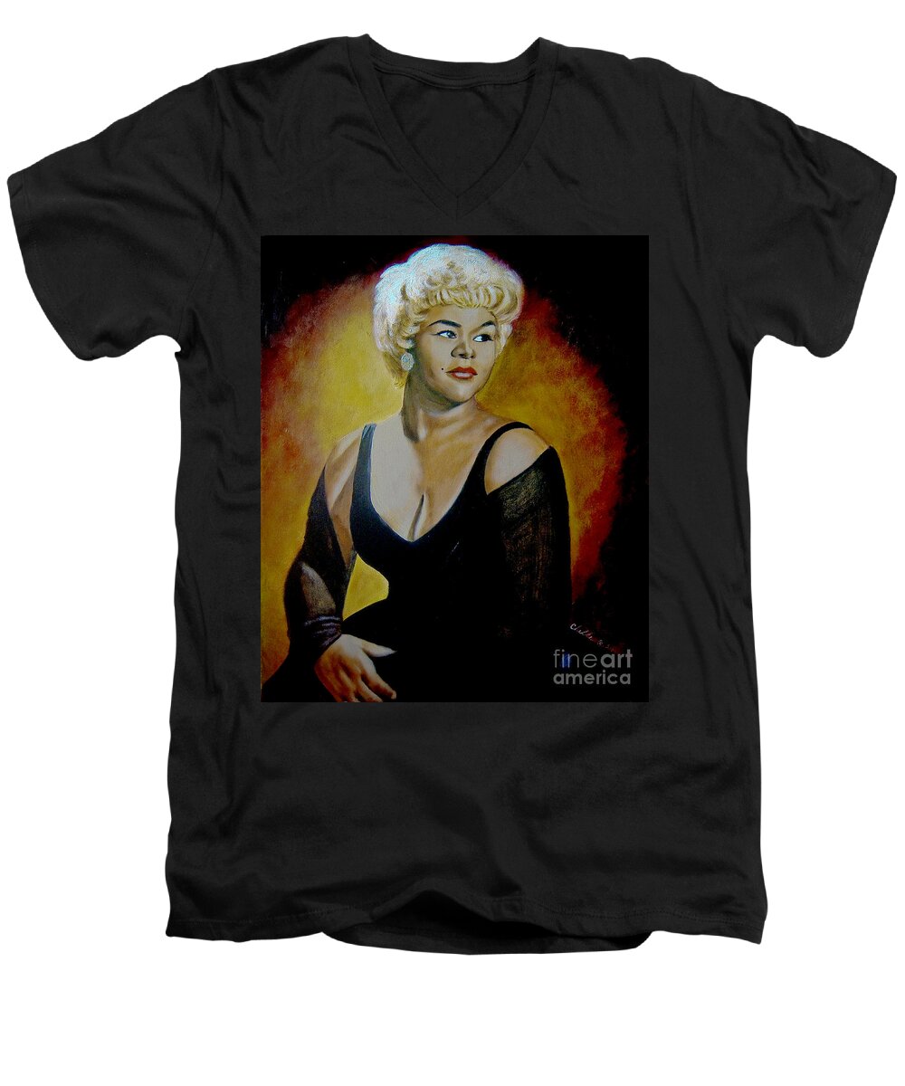 Etta James - Men's V-Neck T-Shirt