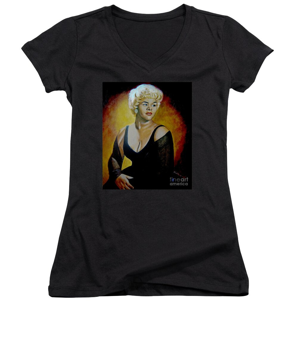 Etta James - Women's V-Neck
