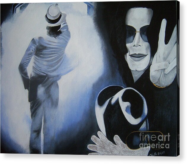 "Goodbye Mr. Jackson" Michael Jackson Tribute - Acrylic Print