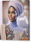 Grace Wears Layers - Canvas Print