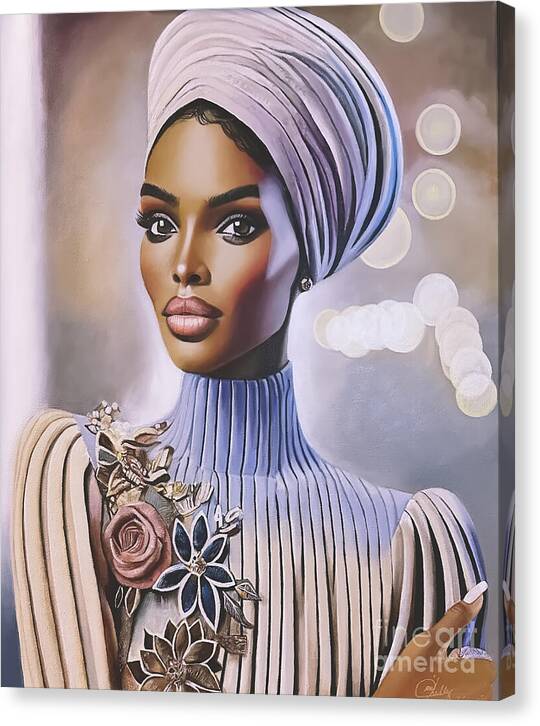 Grace Wears Layers - Canvas Print