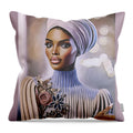 Grace Wears Layers - Throw Pillow