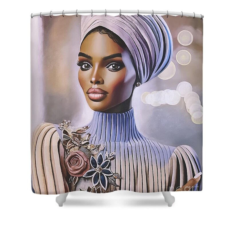 Grace Wears Layers - Shower Curtain