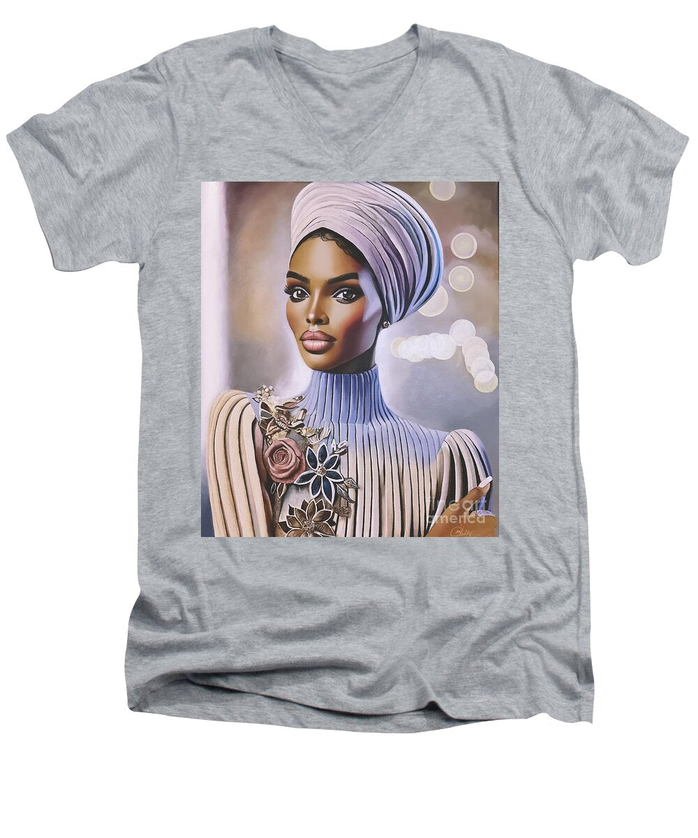 Grace Wears Layers - Men's V-Neck T-Shirt