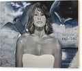 In Memory of...Whitney Houston - Wood Print