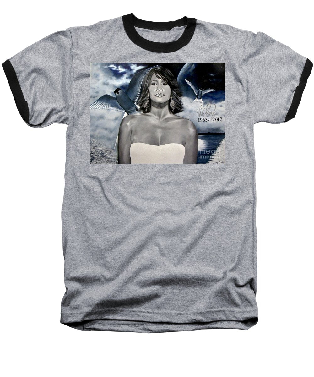 In Memory of...Whitney Houston - Baseball T-Shirt
