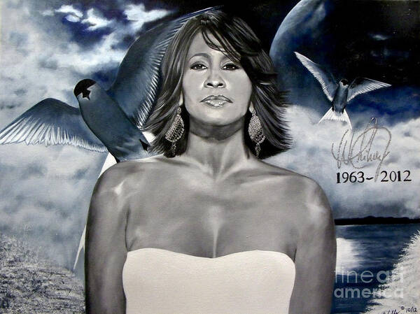 In Memory of...Whitney Houston - Art Print