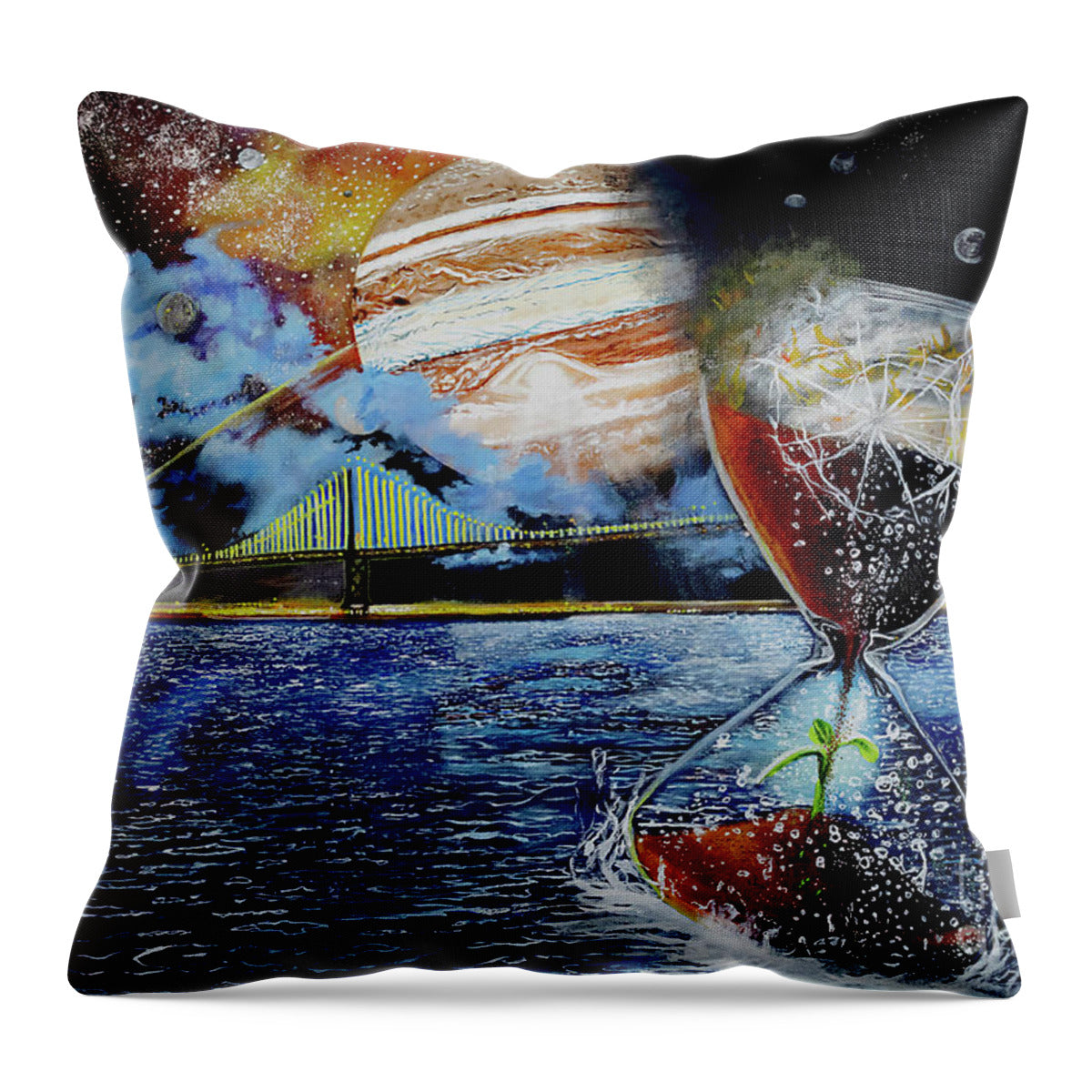 Jupiter Rising - Throw Pillow