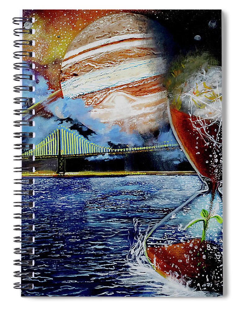 Jupiter Rising - Spiral Notebook