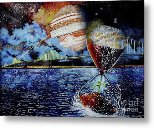 Jupiter Rising - Metal Print