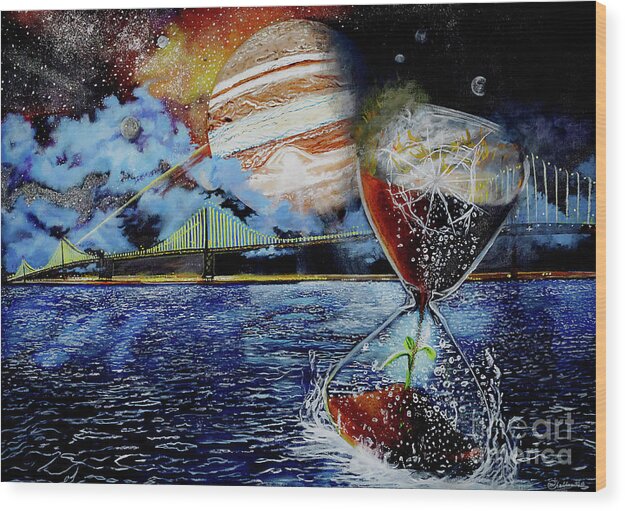 Jupiter Rising - Wood Print