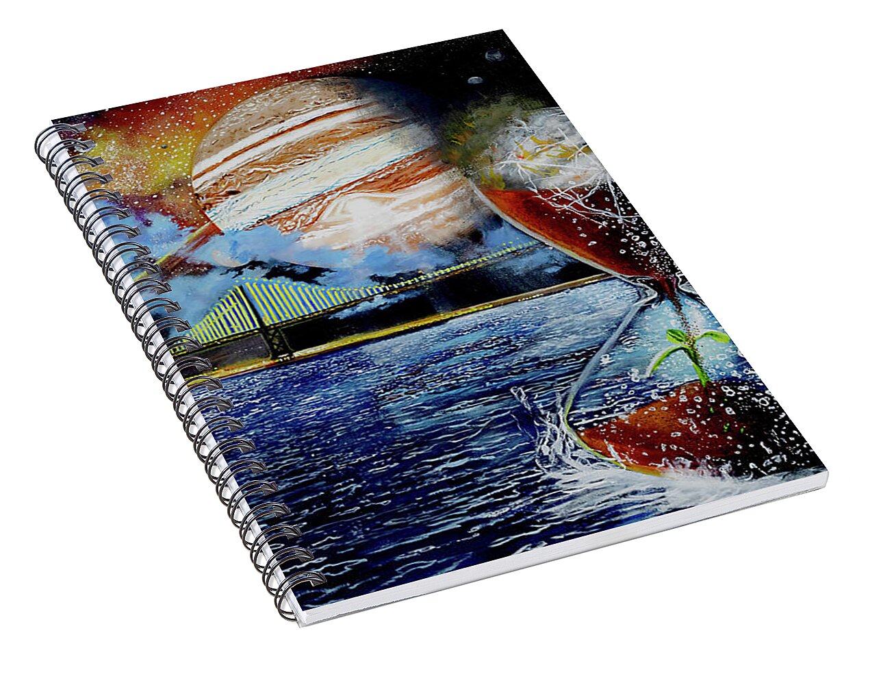 Jupiter Rising - Spiral Notebook
